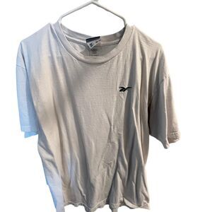 Reebok Men's White and Cream T-shirt